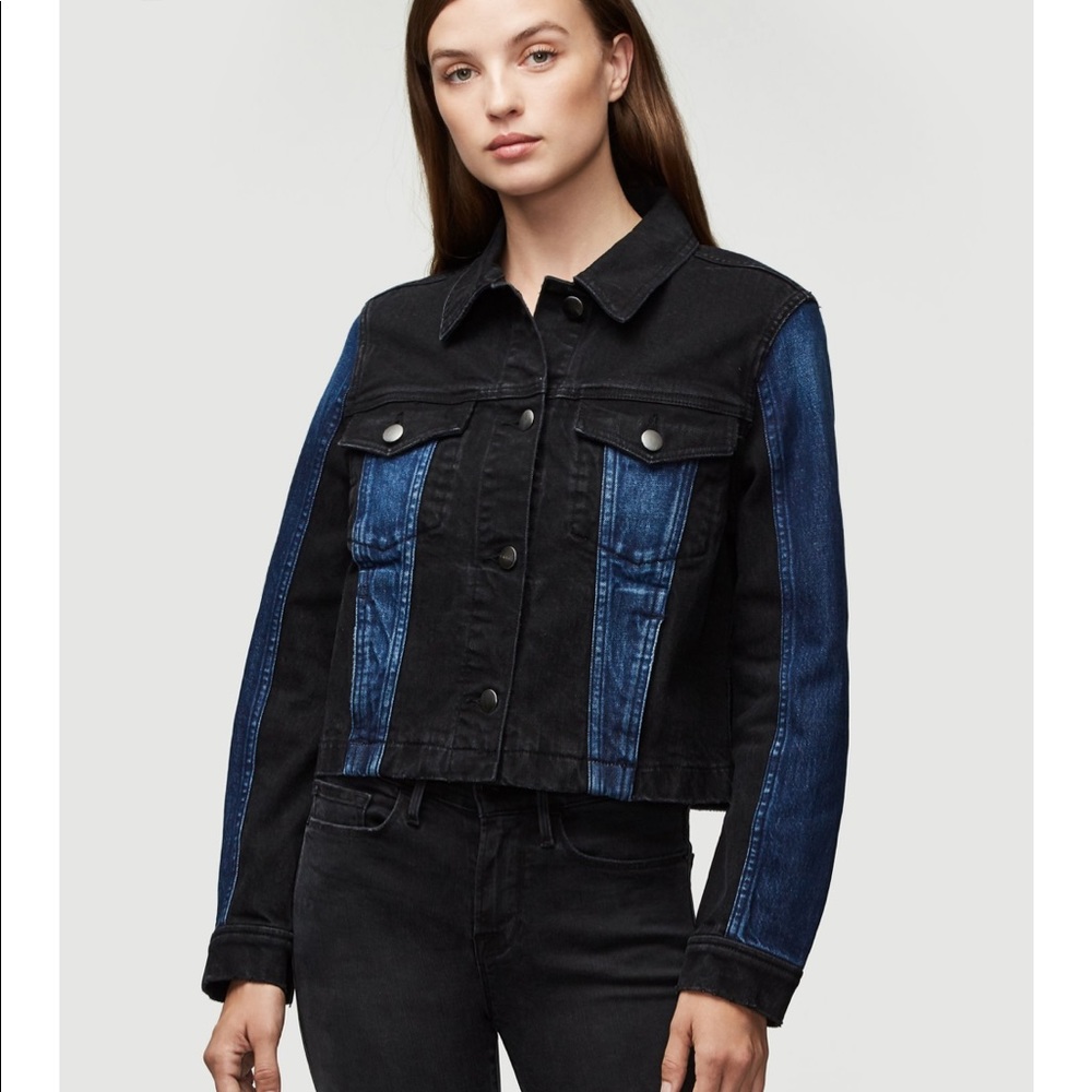 FRAME jean Denim block jacket
